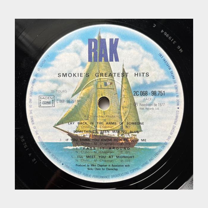 Smokie - Greatest Hits (ex+/ex+)