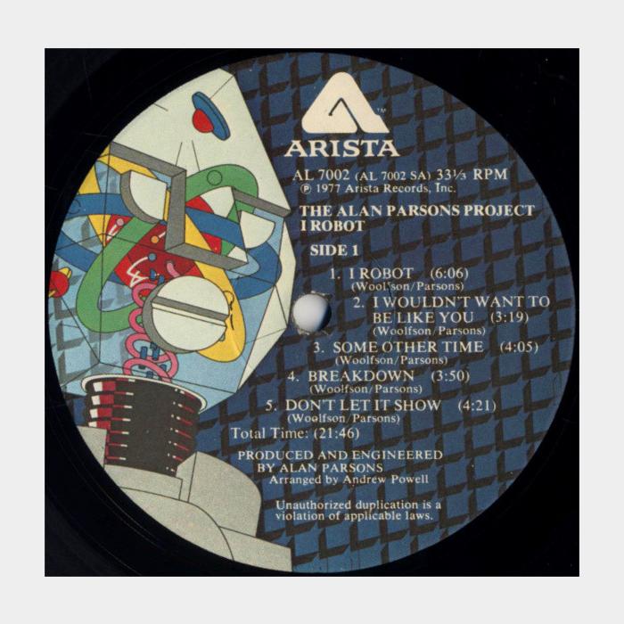 Alan Parsons Project - I Robot (ex+/ex+)
