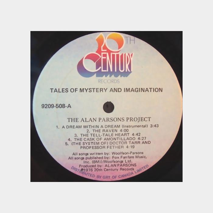 Alan Parsons Project - Tales Of Mystery & Imagination... (ex/ex)