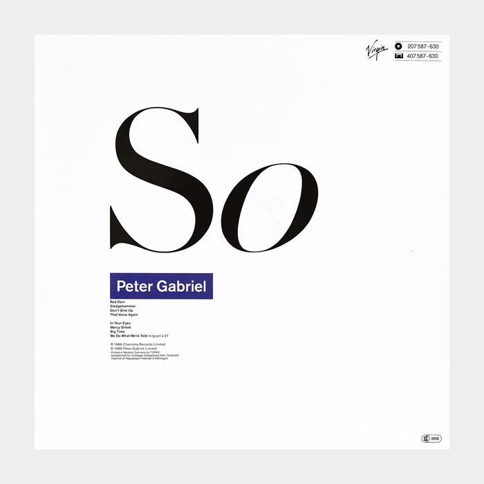 Peter Gabriel - So (ex/ex)