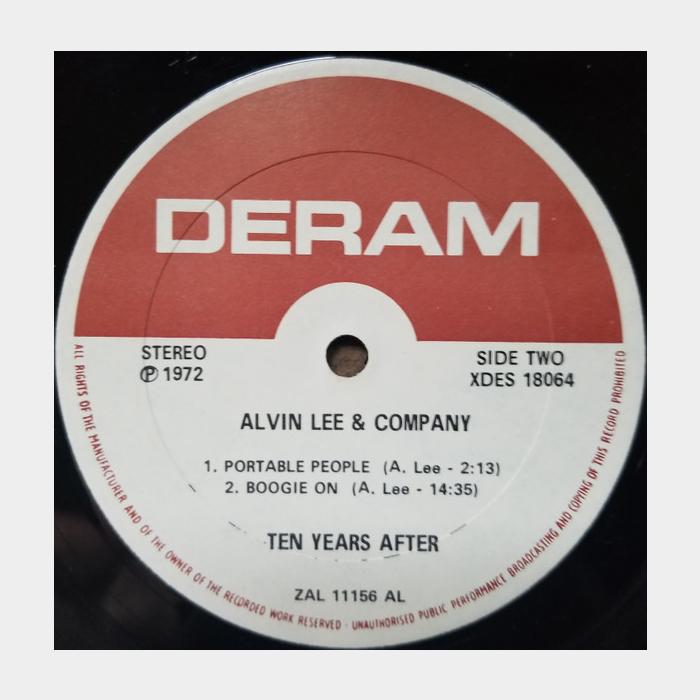 Ten Years After - Alvin Lee & Company (vg+/ex+, звучит на ex+)
