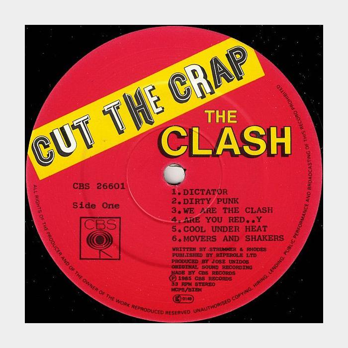 Clash - Cut The Crap (ex+/ex+)