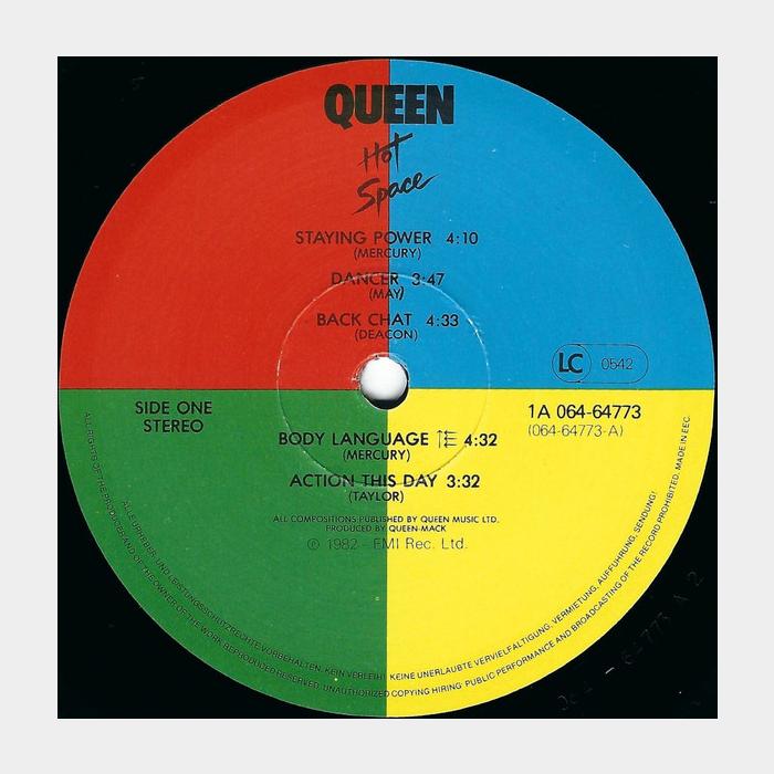Queen - Hot Space (ex/ex+)