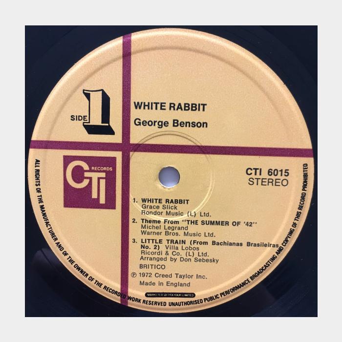 George Benson - White Rabbit (ex+/ex+)