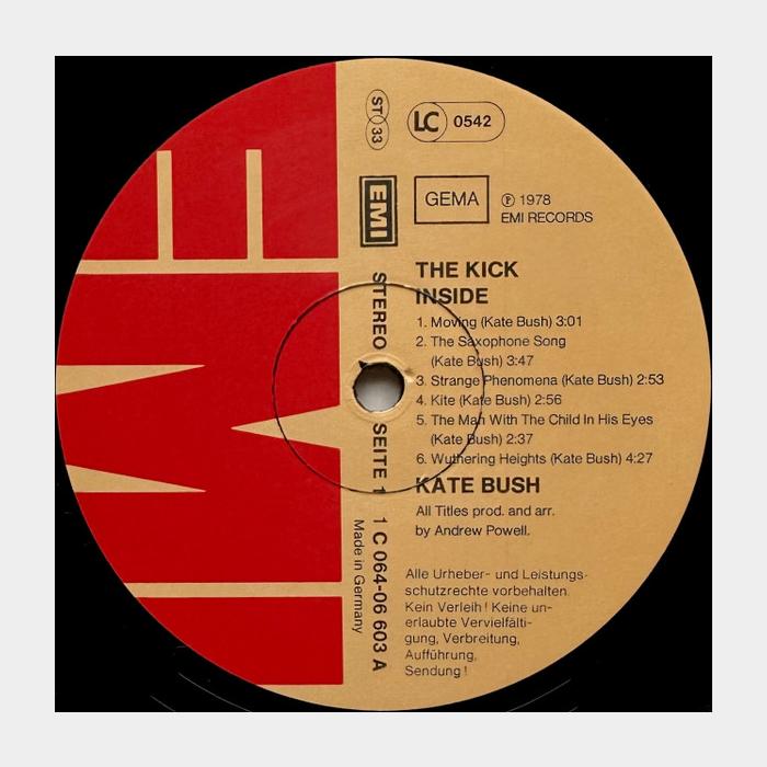 Kate Bush - The Kick Inside (ex+/ex-)