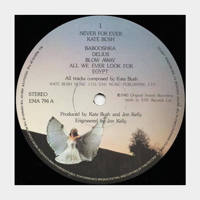 Kate Bush - Never For Ever (ex+/ex+)