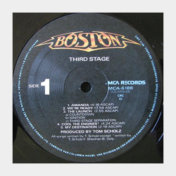 Boston - Third Stage (ex+/ex+)