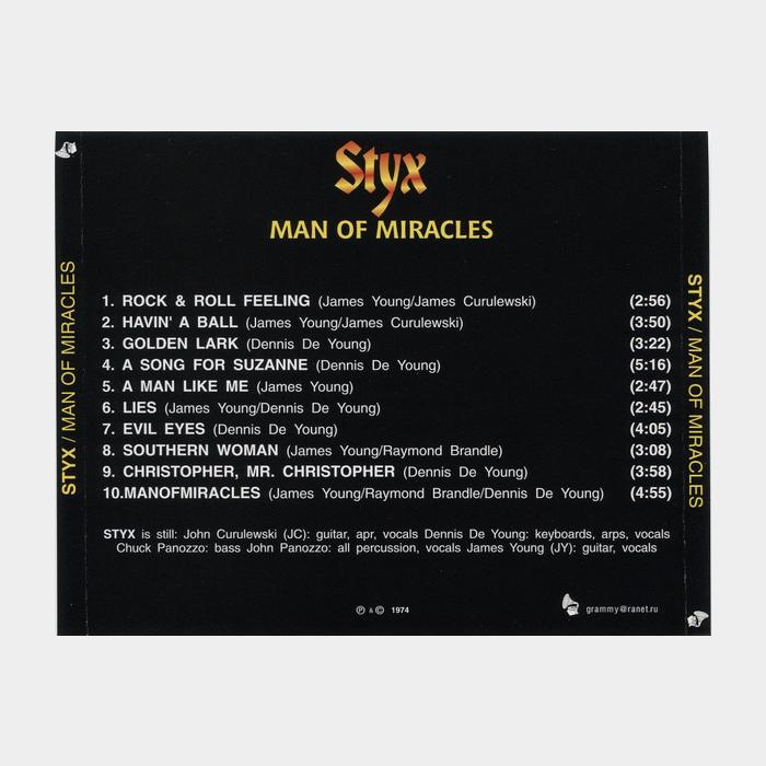CD Styx - Man Of Miracles (little scratch)