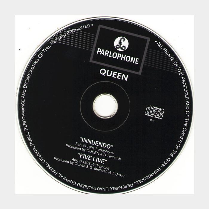 CD Queen - Innuendo / Five Live (scratch)