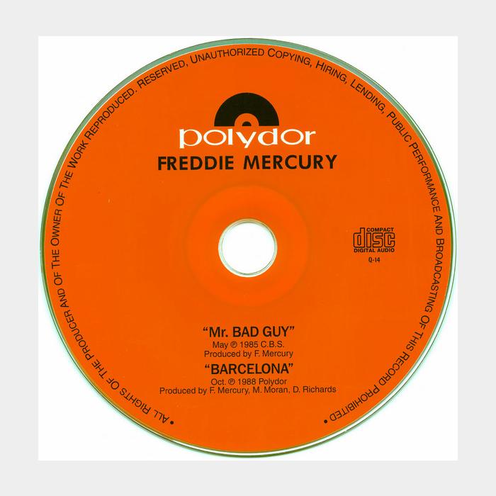 CD Freddie Mercury - Mr.Bad Guy / Barcelona (scratch)