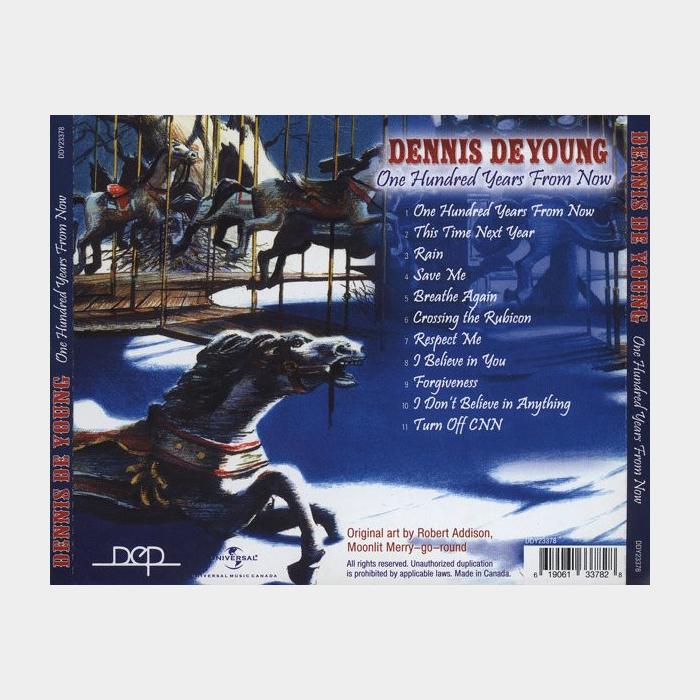 CD Dennis De Young - One Hundred Years From Now (scratch)