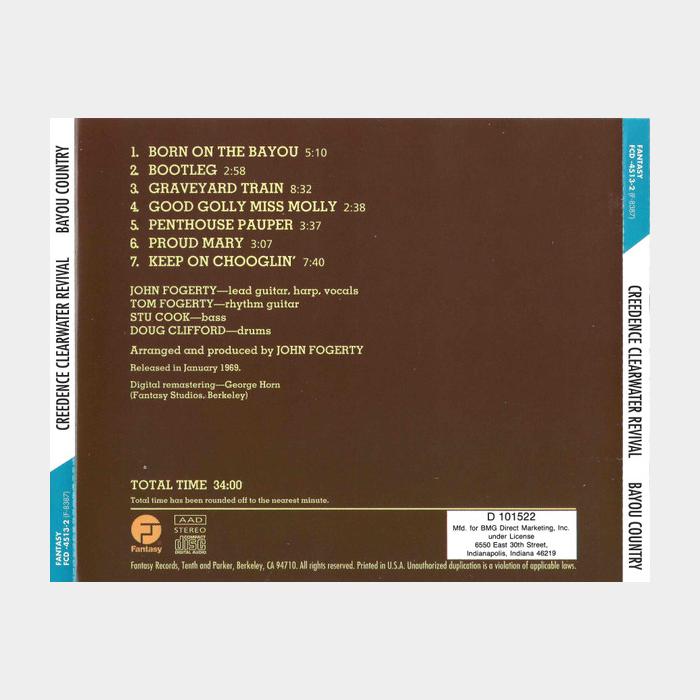 CD Creedence Clearwater Revival - Bayou Country (ex+/ex+)