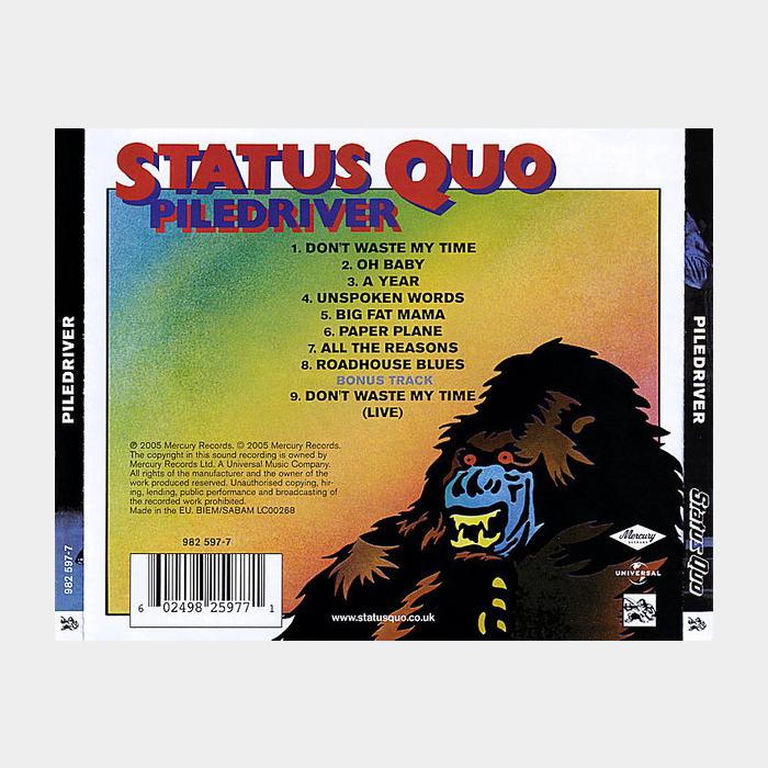 CD Status Quo - Piledriver (ex+/ex+)