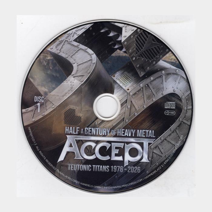CD Accept - Teutonic Titans 1976-2026 2CD
