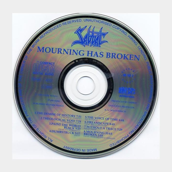 CD Sabbat - Mourning Has Broken