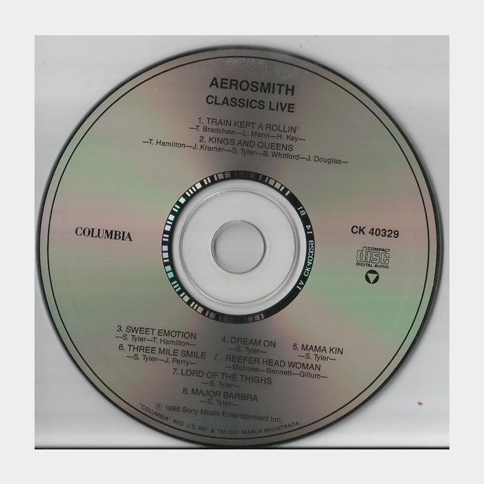 CD Aerosmith - Classics Live (ex+/ex+)