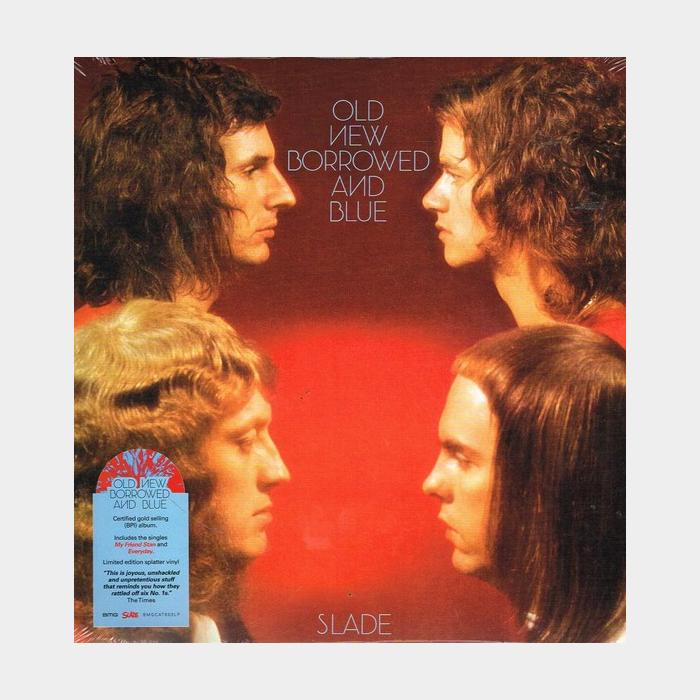 Slade - Old New Borrowed And Blue (ex+/ex+, 180g, Red Marbled)