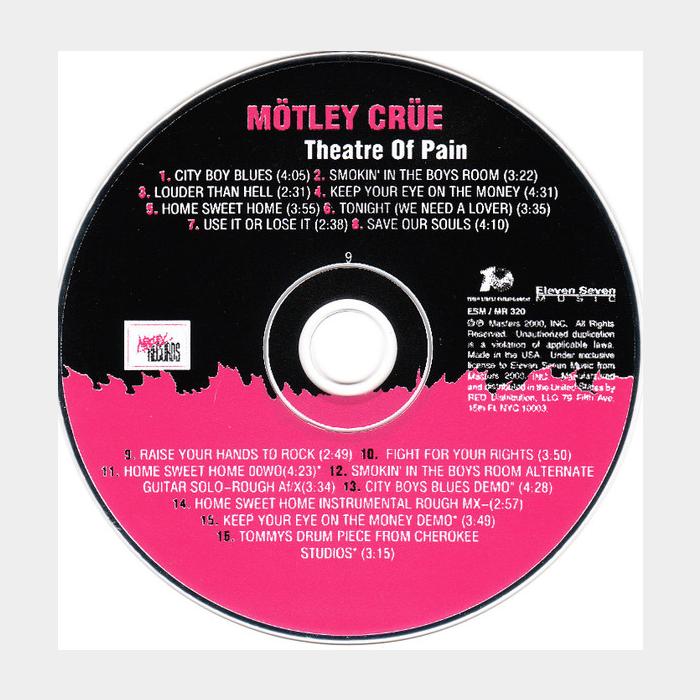 CD Motley Crue - Theatre Of Pain