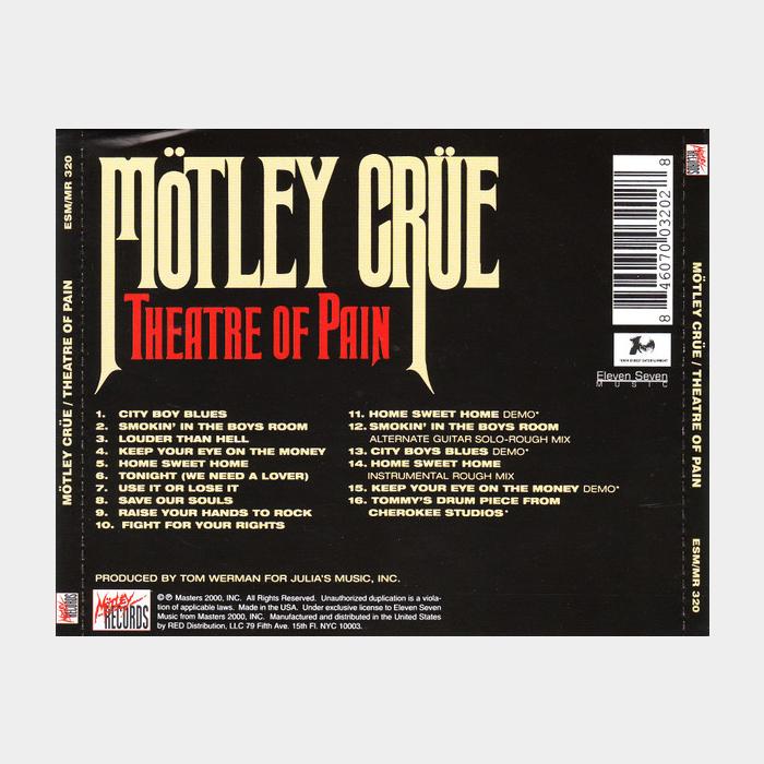 CD Motley Crue - Theatre Of Pain