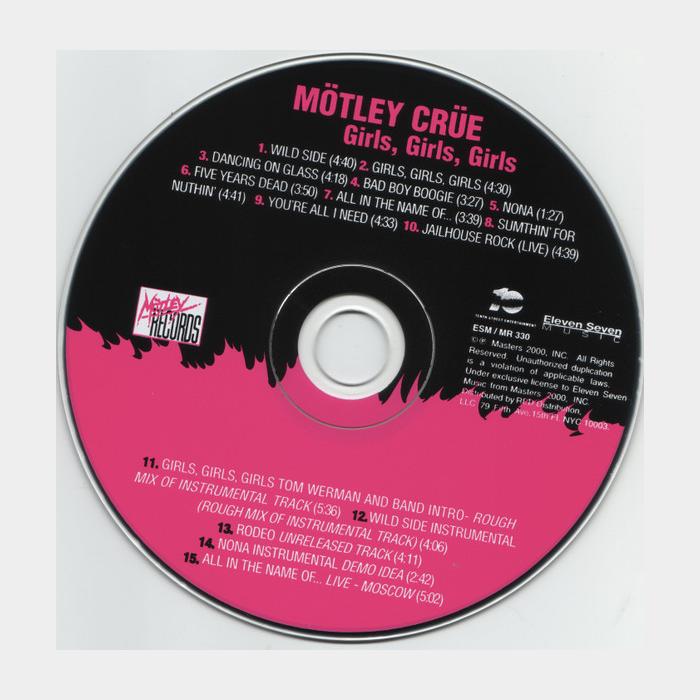 CD Motley Crue - Girls, Girls, Girls
