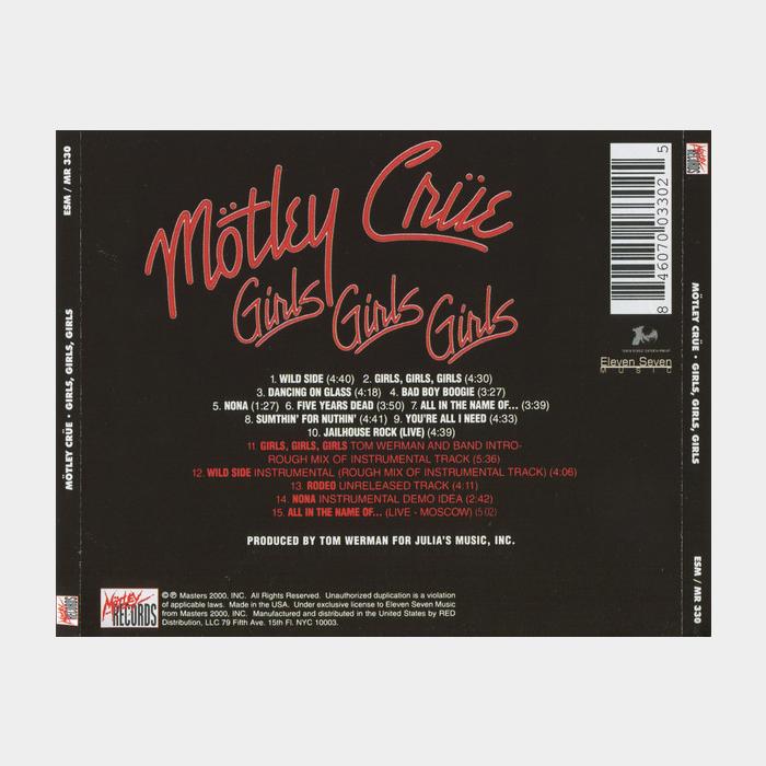 CD Motley Crue - Girls, Girls, Girls