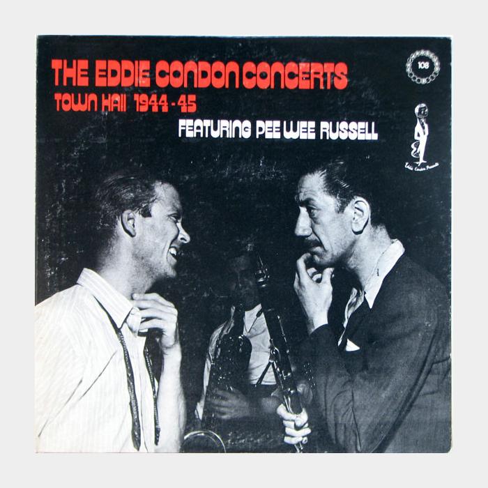 Eddie Condon & Pee Wee Russell - Town Hall 1944-45 (ex+/ex+, obi)