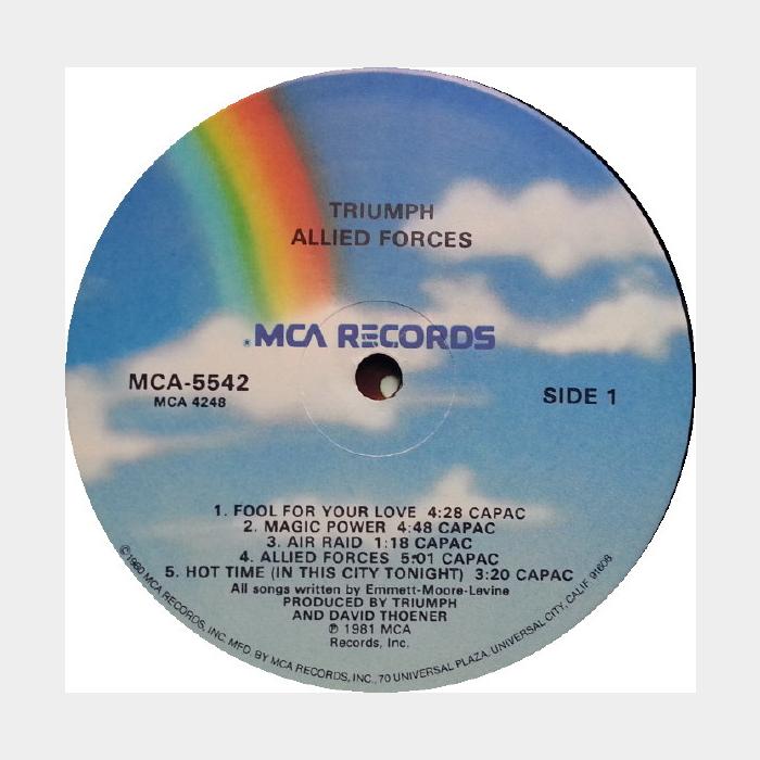 Triumph - Allied Forces (ex/ex-)