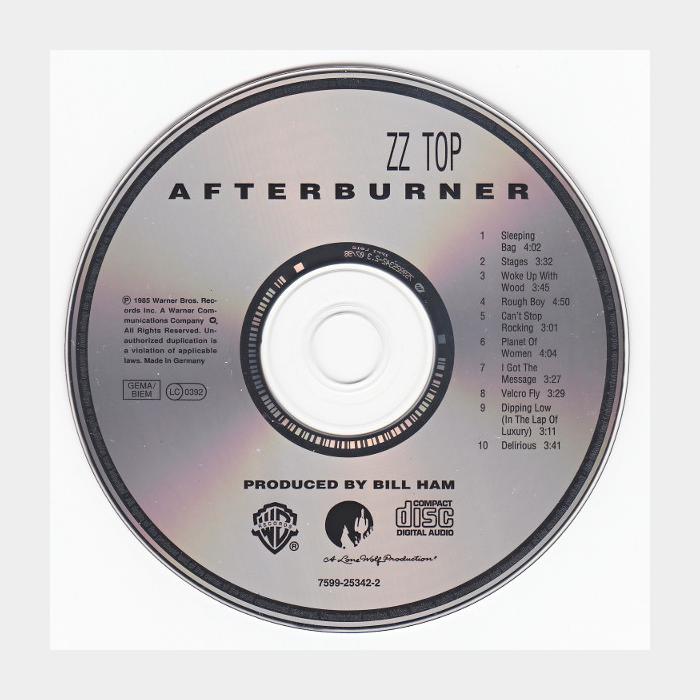 CD ZZ Top - Afterburner