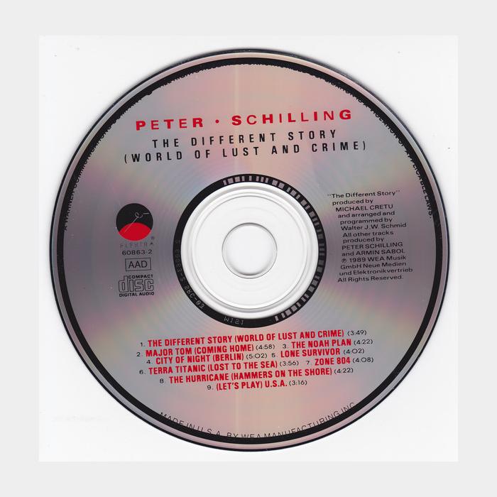 CD Peter Schilling - The Different Story (World Of Lust & Crime) (ex/ex)