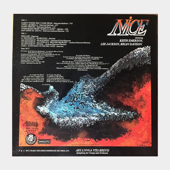 Nice – Ars Longa Vita Brevis (ex+/ex+)