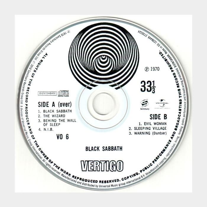 CD Black Sabbath - Black Sabbath