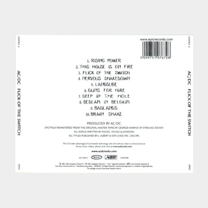 CD AC/DC - Flick Of The Switch