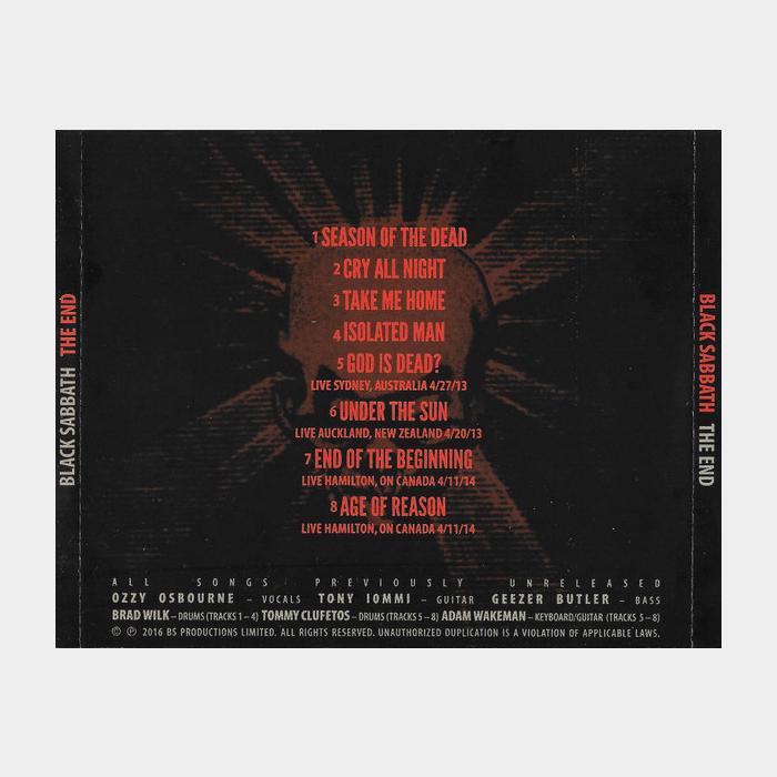CD Black Sabbath - The End