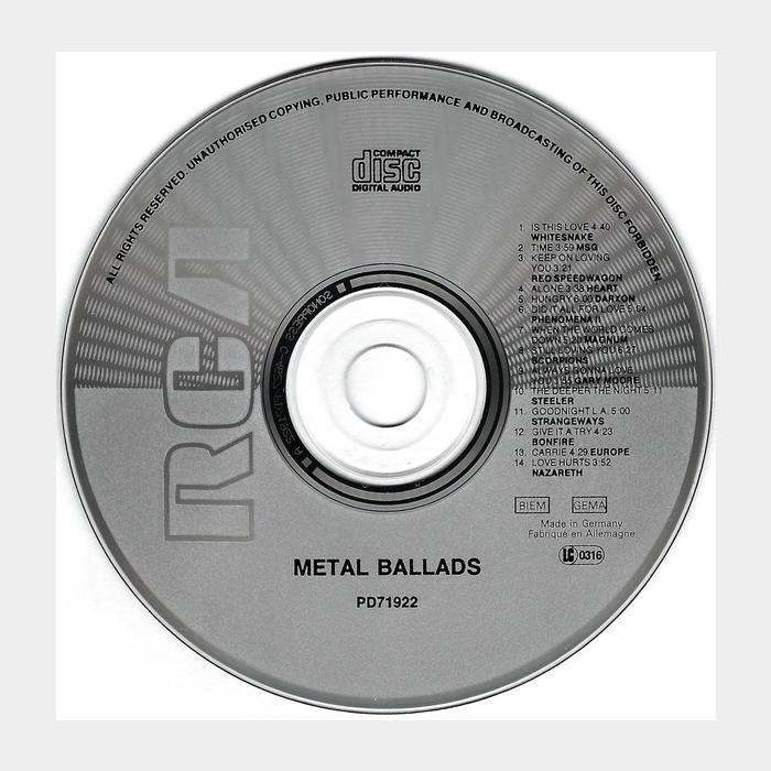 CD Metal Ballads - Vol.1