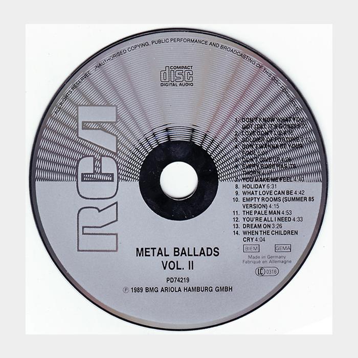 CD Metal Ballads - Vol.2