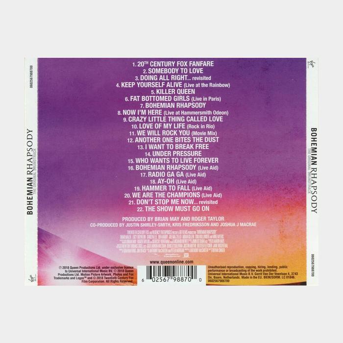CD OST - Bohemian Rhapsody