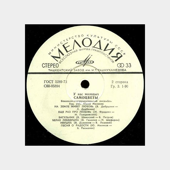 Самоцветы - У нас молодых (ex-/ex)