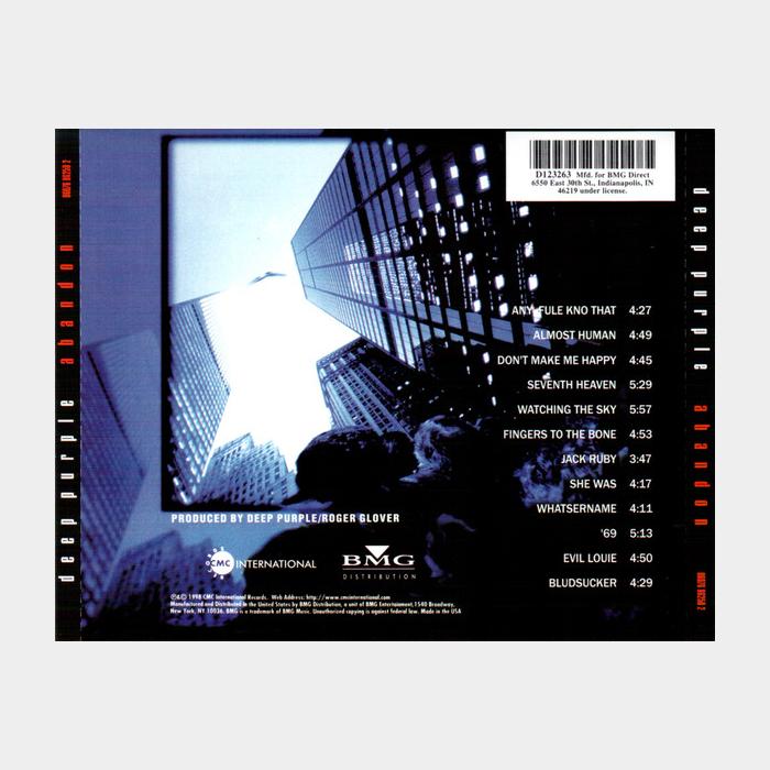 CD Deep Purple - Abandon