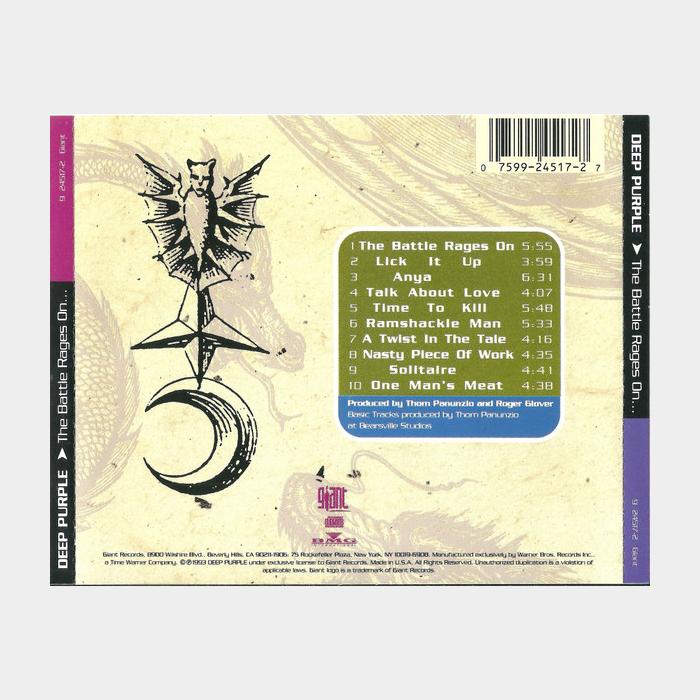 CD Deep Purple - The Battle Rages On... (scratch)