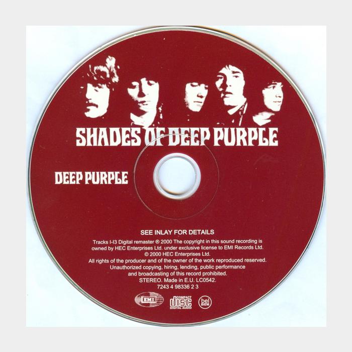 CD Deep Purple - Shades Of Deep Purple