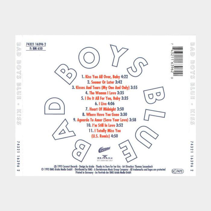 CD Bad Boys Blue - Kiss