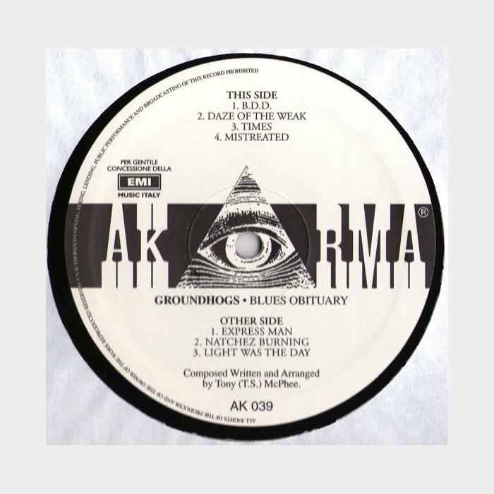 Groundhogs - Blues Obituary (ex+/ex+)