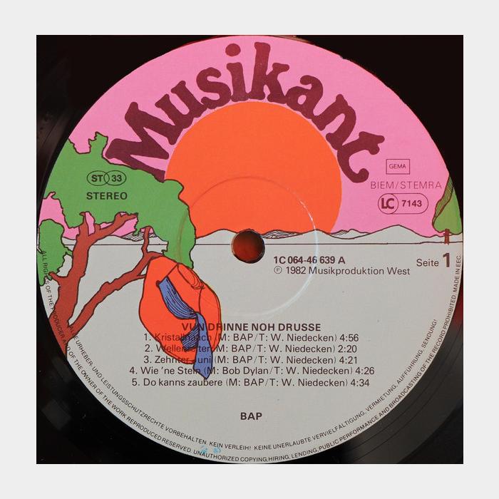 BAP – Vun Drinne Noh Drusse (ex/ex)