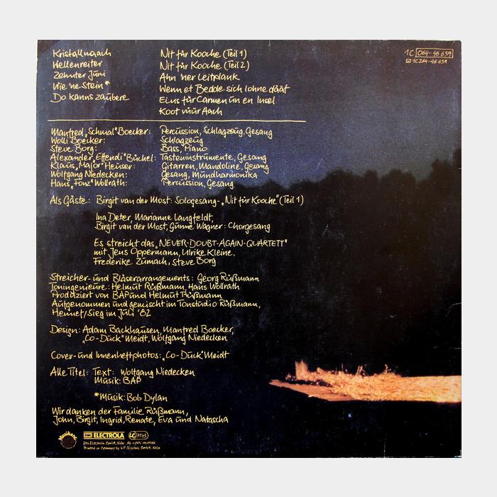 BAP – Vun Drinne Noh Drusse (ex/ex)