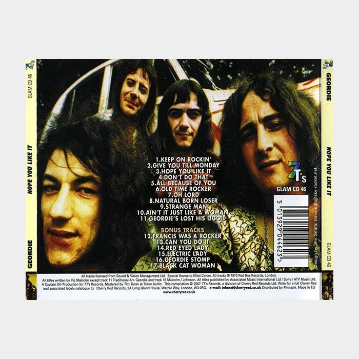 CD Geordie - Hope You Like It