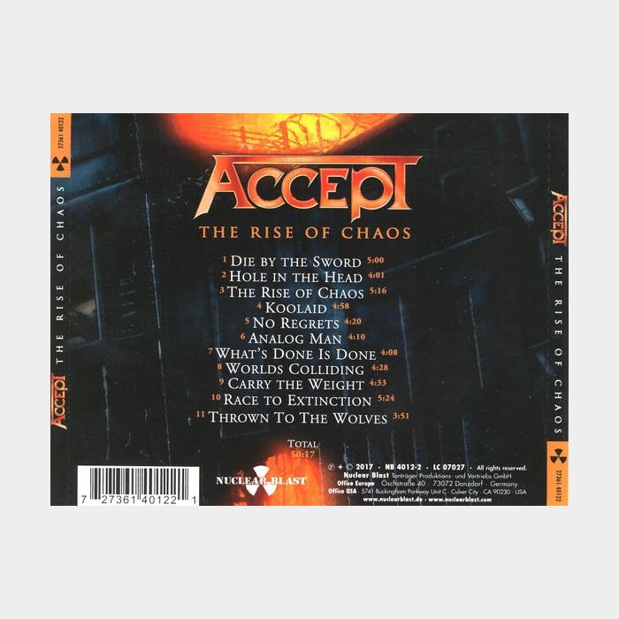 CD Accept - The Rise Of Chaos