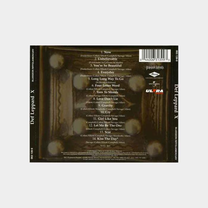CD Def Leppard - X