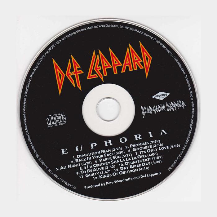 CD Def Leppard - Euphoria