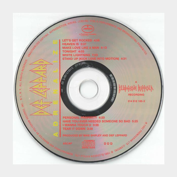 CD Def Leppard - Adrenalize