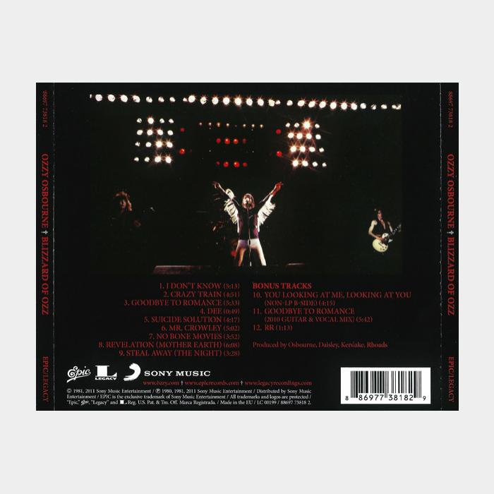 CD Ozzy Osbourne - Blizzard Of Ozz